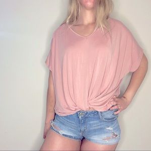 Lavender Fields Medium Twist Tie Blouse